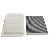 GaeaAuto front view of packaged engine and cabin filter kit showing ready-to-install convenience