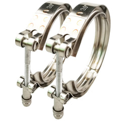 GaeaAuto front view of 3 inch V-band clamp showing ready-to-install fit