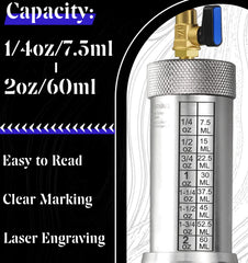 GallopMax laser-engraved scale on injector for precise dosing
