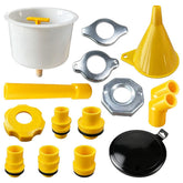 GAOLAOSY front view of funnel kit showing complete set and tidy layout, easy identification