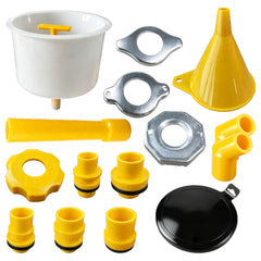 GAOLAOSY front view of funnel kit showing complete set and tidy layout, easy identification