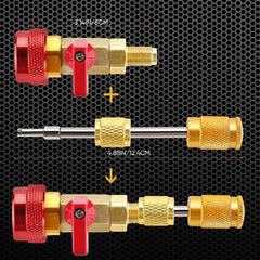 GarberielG Light replacement valve cores and O-rings ready for on-the-spot repairs