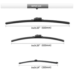 GARDIMU front wiper installed on Porsche Cayenne windshield demonstrating improved visibility in rain