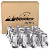 GAsupply chrome lug nuts front view showing polished finish and neat wheel appearance