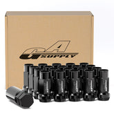 GAsupply front packaging showing black lug nuts and included key, improved wheel aesthetics