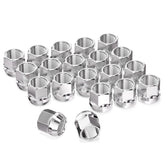 GAsupply front view of 20-piece chrome lug nut set showing organized packaging and ready storage benefit