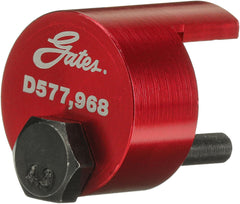 Gates 91030 profile close-up highlighting shaped edge for correct belt alignment and protection