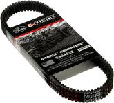 Gates belt front packaging showing model and durable construction benefit