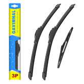 Gavimnal front packaging showing full wiper blade set and compatibility details, easy selection benefit