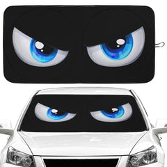 Gayruaicjz Blue Eyes front view showing full windshield coverage benefit
