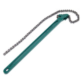 GDHSWJ chain wrench front view showing full length and robust construction for reliable leverage