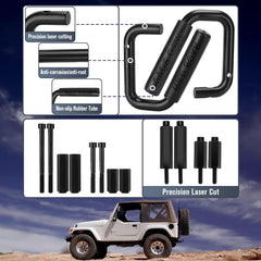 GDLIN close-up of rubber grip showing anti-slip comfort benefit