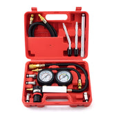 GDLIN front manifold and dual gauges showing clear readings for fast diagnostics