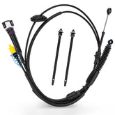 GDLIN front shifter cable packaging showing ready-to-install pair and fitment benefit