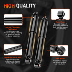 GDUKOP piston rod close-up with chrome plating for smoother operation and longevity