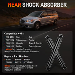 GDUKOP rear shock side profile highlighting body design and durable coating benefit