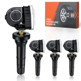 GEARMEISTER front packaging showing 4-pack TPMS, quick replacement benefit