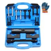 GEAROLL front view of packaged yoke puller showing kit components and benefit durability