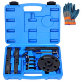 GEAROLL kit front open case showing organized tools and fasteners for easy transport