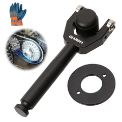 GEAROLL X3 front view showing tool shape and fit, improves belt changes