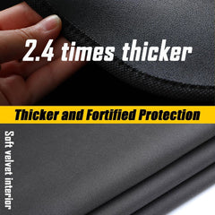 GearTrust close-up of microfiber leather padding for impact protection