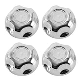 GearUp front view center cap set showing four caps and restored wheel looks