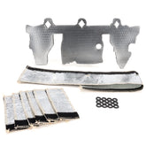 GEATaaT front view of heat shield kit showing complete contents and benefit of full coverage