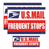 GEEKBEAR mail magnet front view showing bold US Mail graphic and high visibility