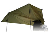 GEERTOP front view of full awning showing large covered area and protection