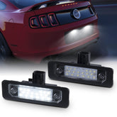 Gempro front view of license plate light showing clean fit and improved brightness