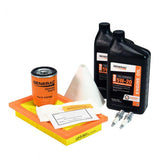Generac 5W-20 oil bottle front label showing brand and specification for correct maintenance