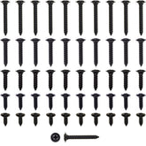 Generic brand black SEMS screw pack showing 50-piece set and contents benefit: matched OEM fit