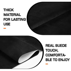 Generic close-up of suede texture showing micro-nap detail for premium tactile benefit