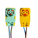 Generic driver-side connector front view showing secure fit and reliable replacement benefit