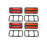 Generic brand front amber marker assembled showing clear fit and improved visibility