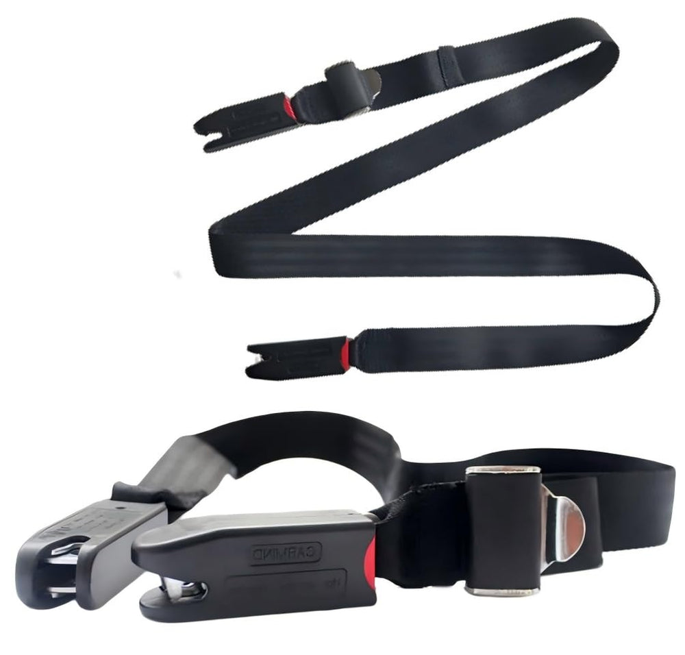 Generic front packaging for the Isofix strap pad showing product benefits and fit