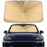 Generic front view of sun shade showing full coverage and quick protection
