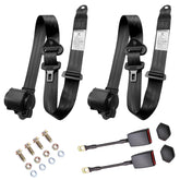 Generic front packaging view showing belt set and benefits of easy installation