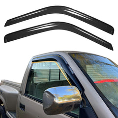 Generic front view installed visors showing improved ventilation benefit