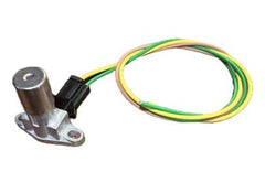 Generic brand front view of floor dimmer switch showing mounting and plug for easy replacement