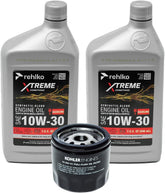 Generic brand 10W30 front packaging showing product and benefits