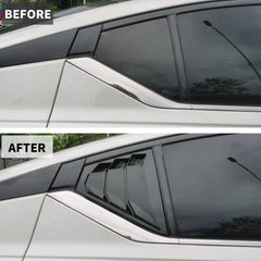 Side profile of Generic louvers on Altima emphasizing sleek silhouette