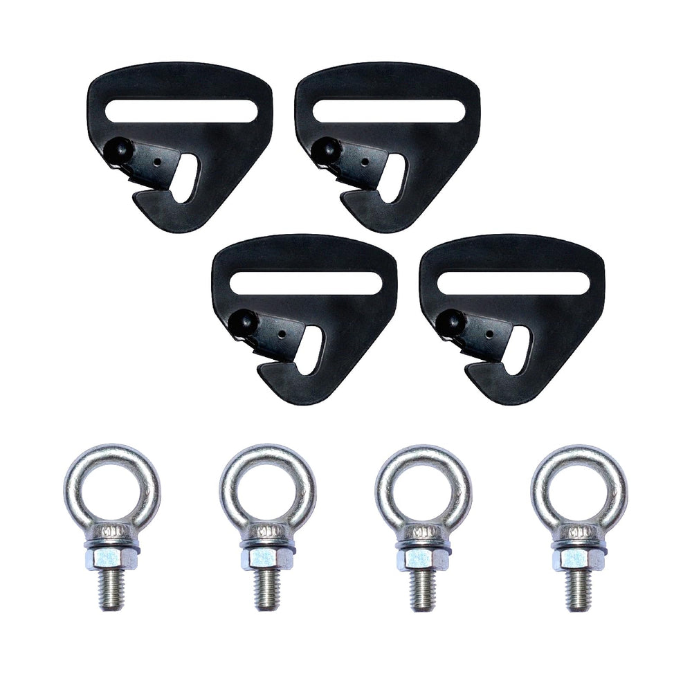 Generic front view of quick-release mount showing compact design and easy access