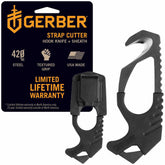 Gerber seatbelt cutter front view showing compact design and ready access
