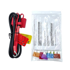 Gerbing fuse kit layout with six color-coded fuses, easy fuse selection benefit