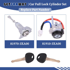 Getfarway front-left door lock detail highlighting durable construction and security