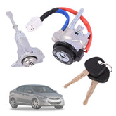 Getfarway full lock cylinder set front view showing all included parts for easy replacement