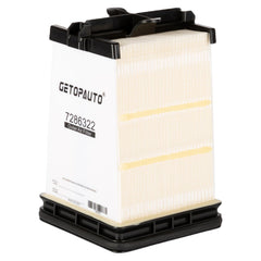 GETOPAUTO outer element pleats close-up highlighting large-particle capture and extended service life
