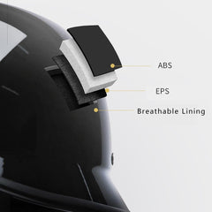 GFUERUFQ side profile on model demonstrating classic pilot aesthetic