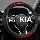 GIANT PANDA front view showing red steering wheel cover and packaging for clear styling benefit
